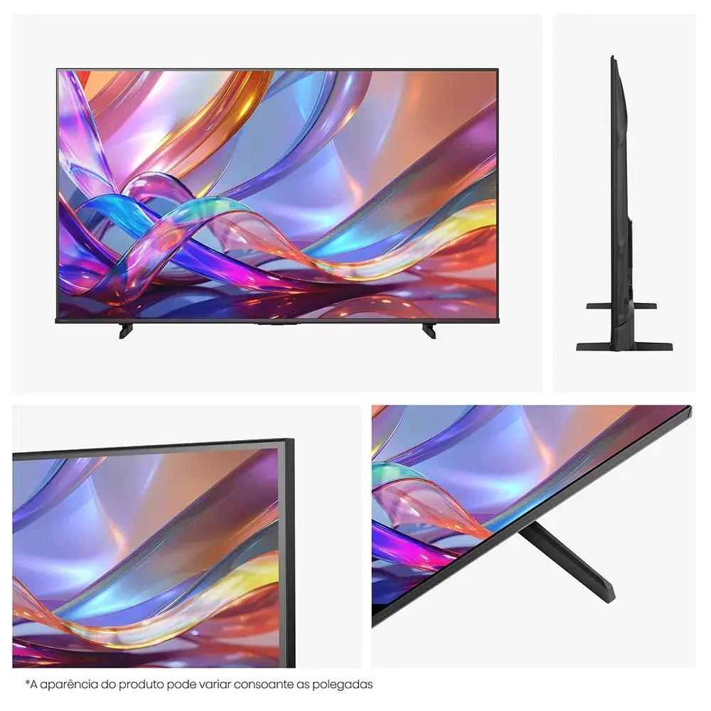 Smart TV Hisense 75E7S 75" QLED 4K UHD HDR Quantum Dot Direct LED VIDAA 60Hz Preto - Imagem 12