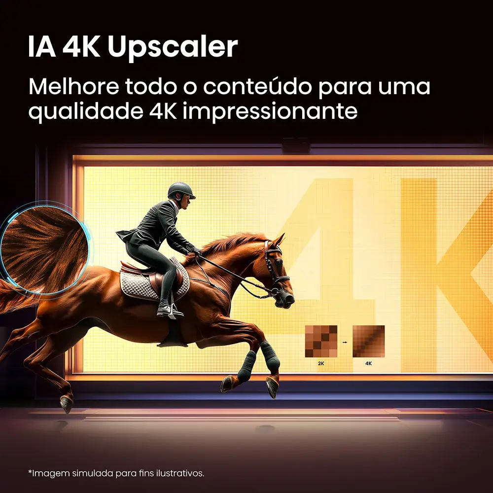 Smart TV HISENSE 43A6S 43" 4K UHD HDR Direct LED VIDAA 60Hz Preto - Imagem 4