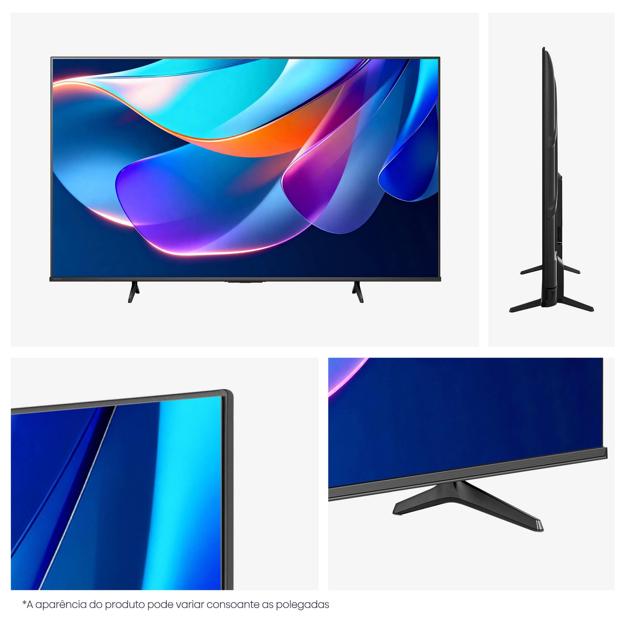 Smart TV Hisense 65A6S 65" 4K UHD HDR Direct LED VIDAA 60Hz Preto - Imagem 12