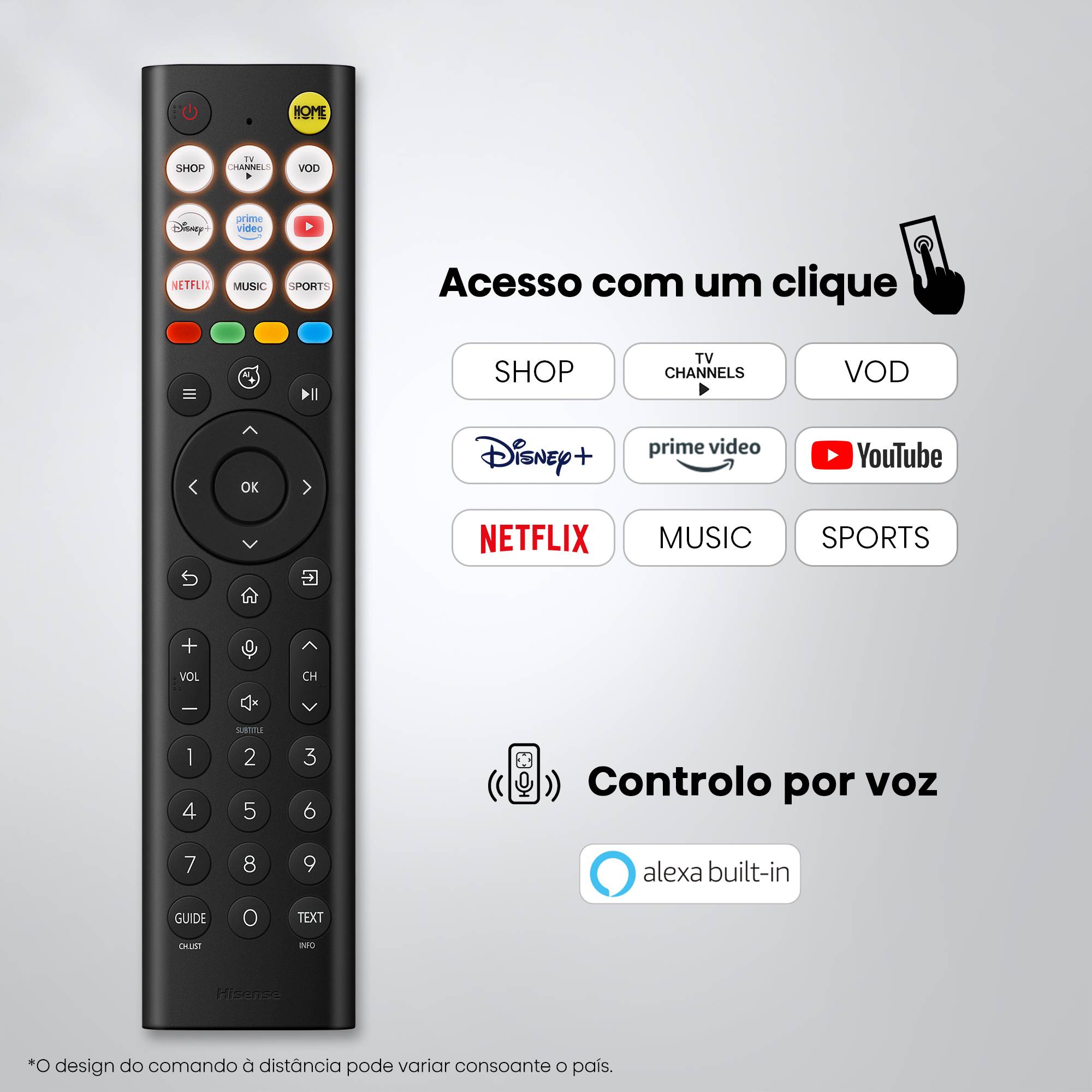 Smart TV Hisense 65A6S 65" 4K UHD HDR Direct LED VIDAA 60Hz Preto - Imagem 10