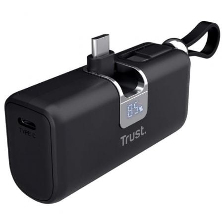 Powerbank Trust Pacto 5.000 mAh Preto
