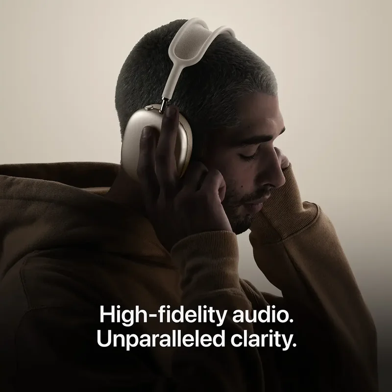 Auscultadores Bluetooth Apple AirPods Max 2 USB-C Cancelamento de Ruído Ativo Púrpura - Imagem 5