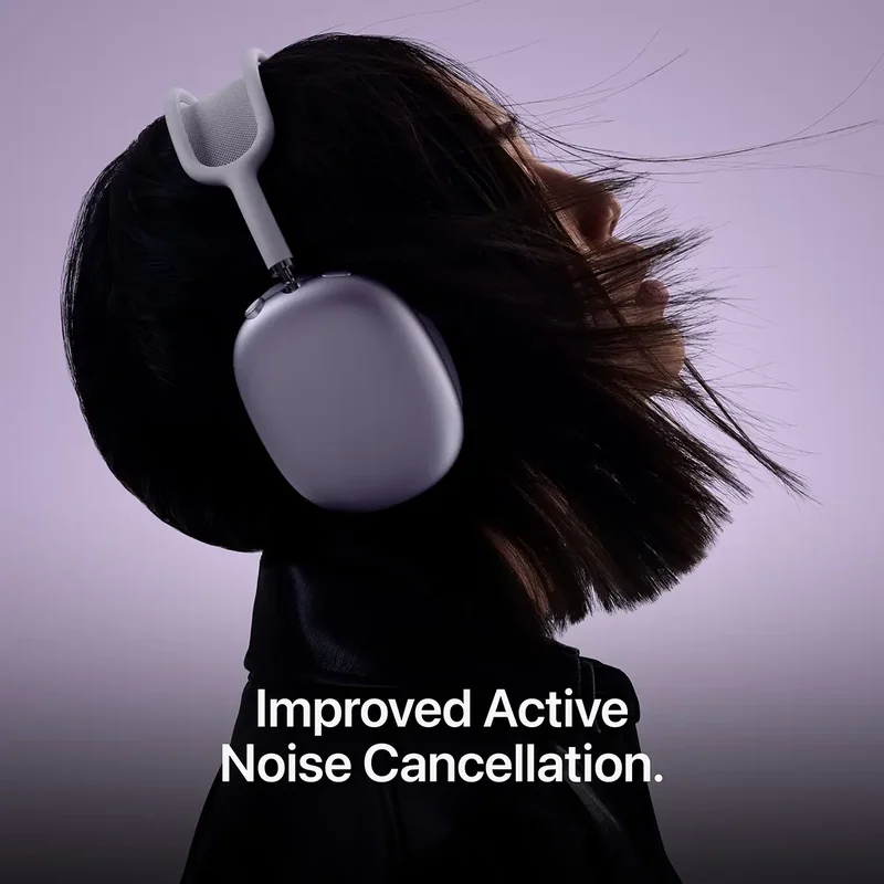 Auscultadores Bluetooth Apple AirPods Max 2 USB-C Cancelamento de Ruído Ativo Púrpura - Imagem 4
