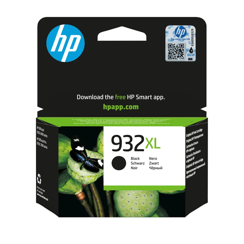 Tinteiro HP 932XL Original de Elevado Rendimento Preto