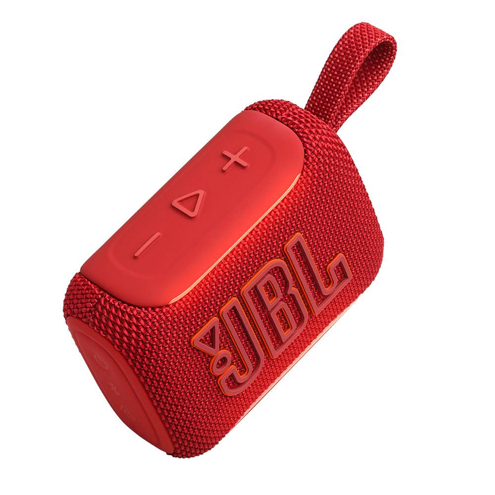 Coluna de Som Portátil JBL Go 5 Bluetooth Resistente à Água IP67 USB-C Vermelho - Imagem 4