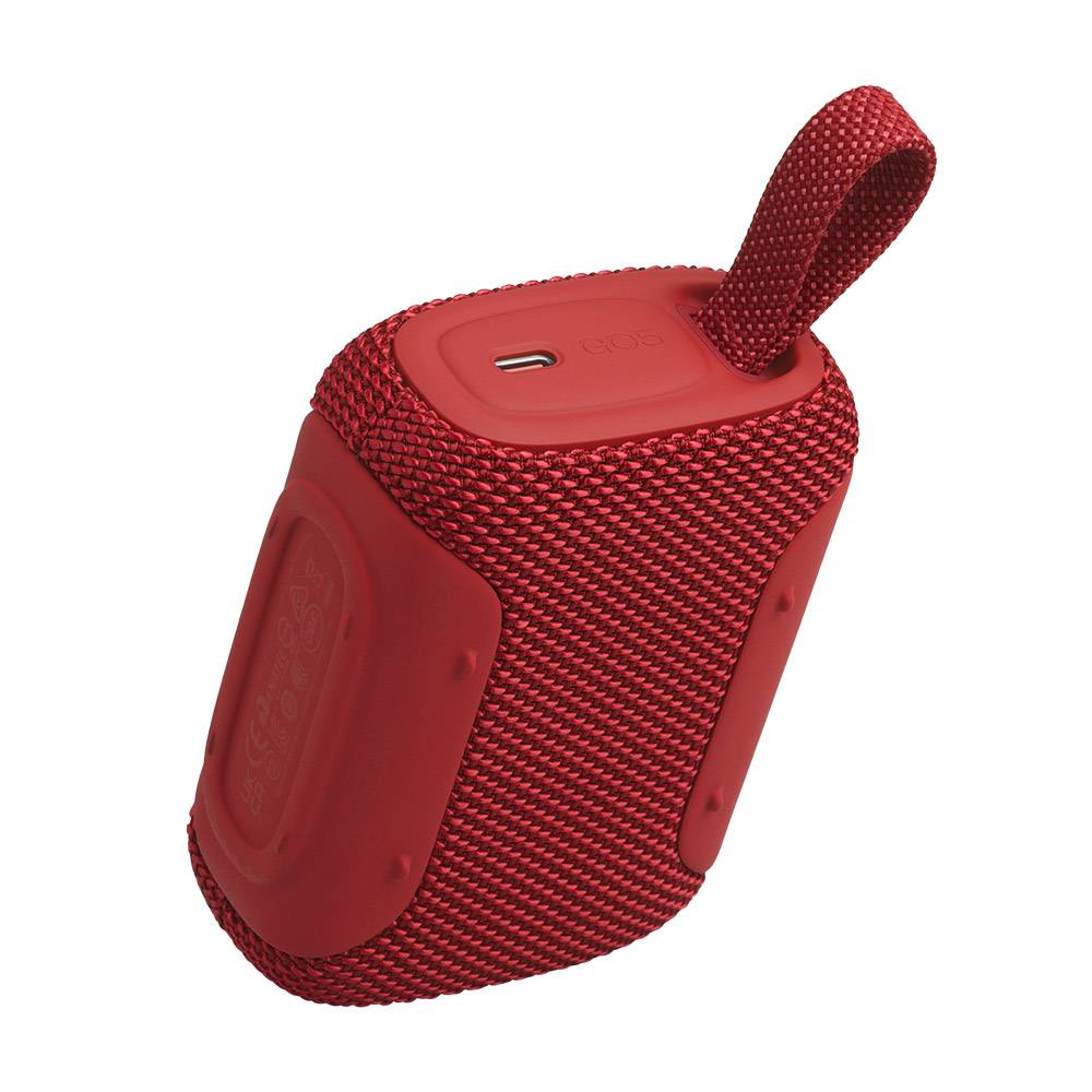 Coluna de Som Portátil JBL Go 5 Bluetooth Resistente à Água IP67 USB-C Vermelho - Imagem 6