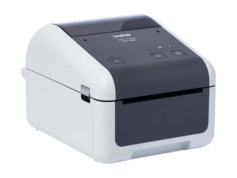 Impressora de Etiquetas Térmica Direta Brother TD-4215D 104mm 203dpi USB Branco e Cinzento