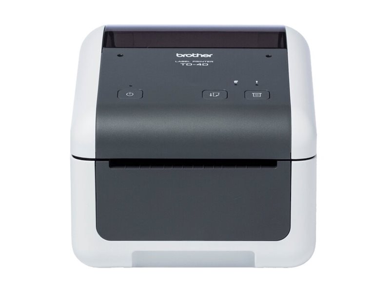 Impressora de Etiquetas Térmica Direta Brother TD-4425DN 104mm 203dpi LAN WiFi Bluetooth Branco e Cinzento