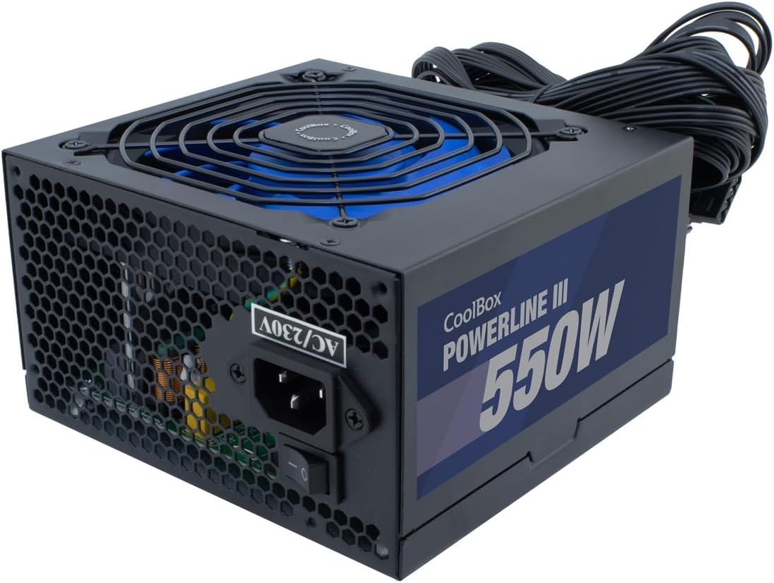COOLBOX FONTE DE ALIMENTACION ATX POWERLINE III 550W 85 EFI