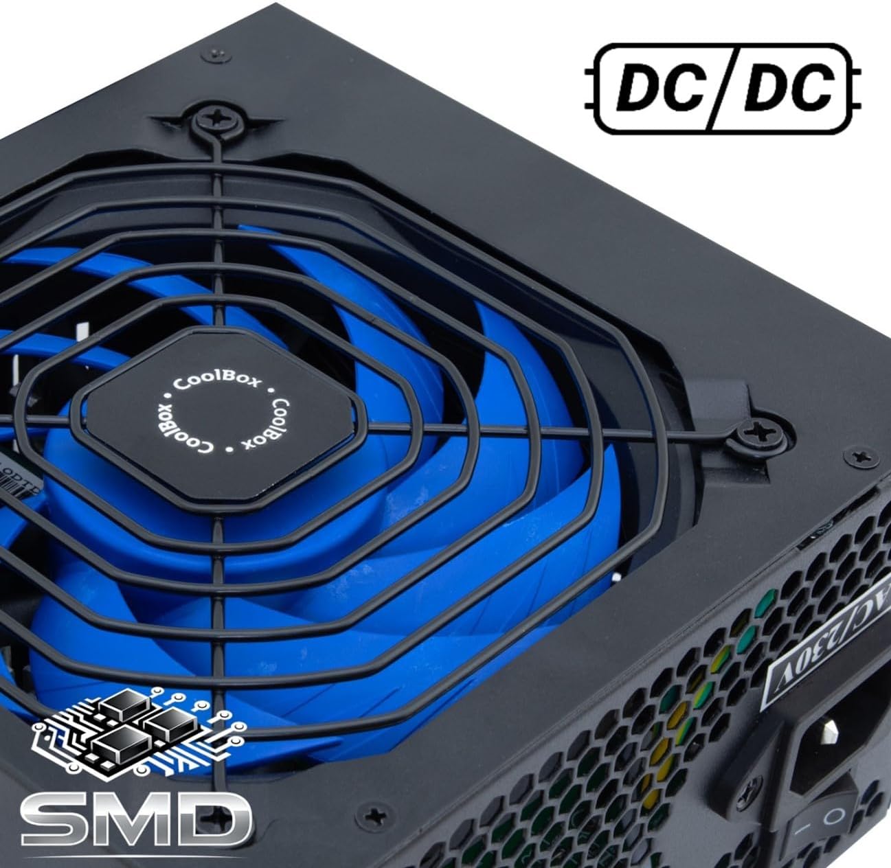 COOLBOX FONTE DE ALIMENTACION ATX POWERLINE III 550W 85 EFI - Imagem 6