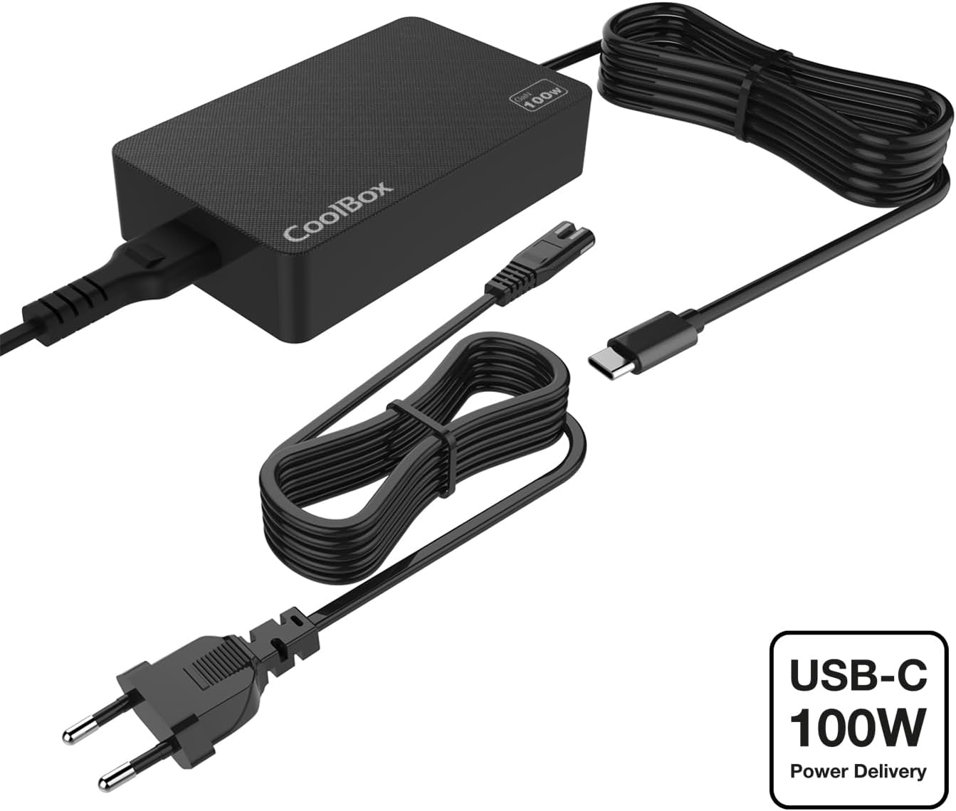 COOLBOX CARREGADOR PORTATIL GAN USB-C 100W - Imagem 2