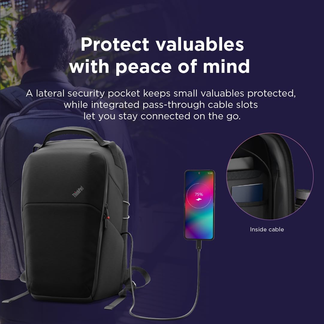 Mochila Lenovo ThinkPad Click-Go Aura Edition para Portáteis até 16 - Imagem 4