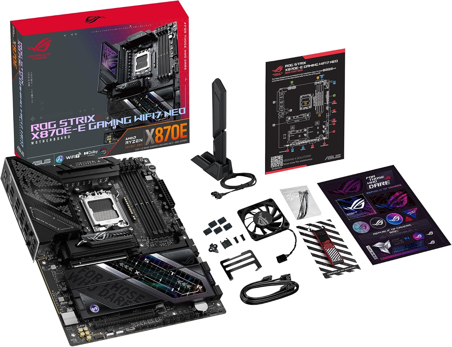Motherboard ASUS ROG STRIX X870E-E GAMING WIFI7 NEO AMD AM5 ATX DDR5 PCIe 5.0 5x M.2 - Imagem 12