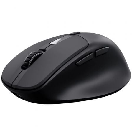 Rato Trust Zevo Sem Fios Recarregável Multi-dispositivo Bluetooth e 2.4GHz Preto - Imagem 2