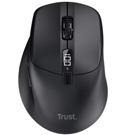 Rato Trust Zevo Sem Fios Recarregável Multi-dispositivo Bluetooth e 2.4GHz Preto - Imagem 4