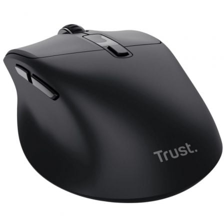 Rato Trust Zevo Sem Fios Recarregável Multi-dispositivo Bluetooth e 2.4GHz Preto - Imagem 3