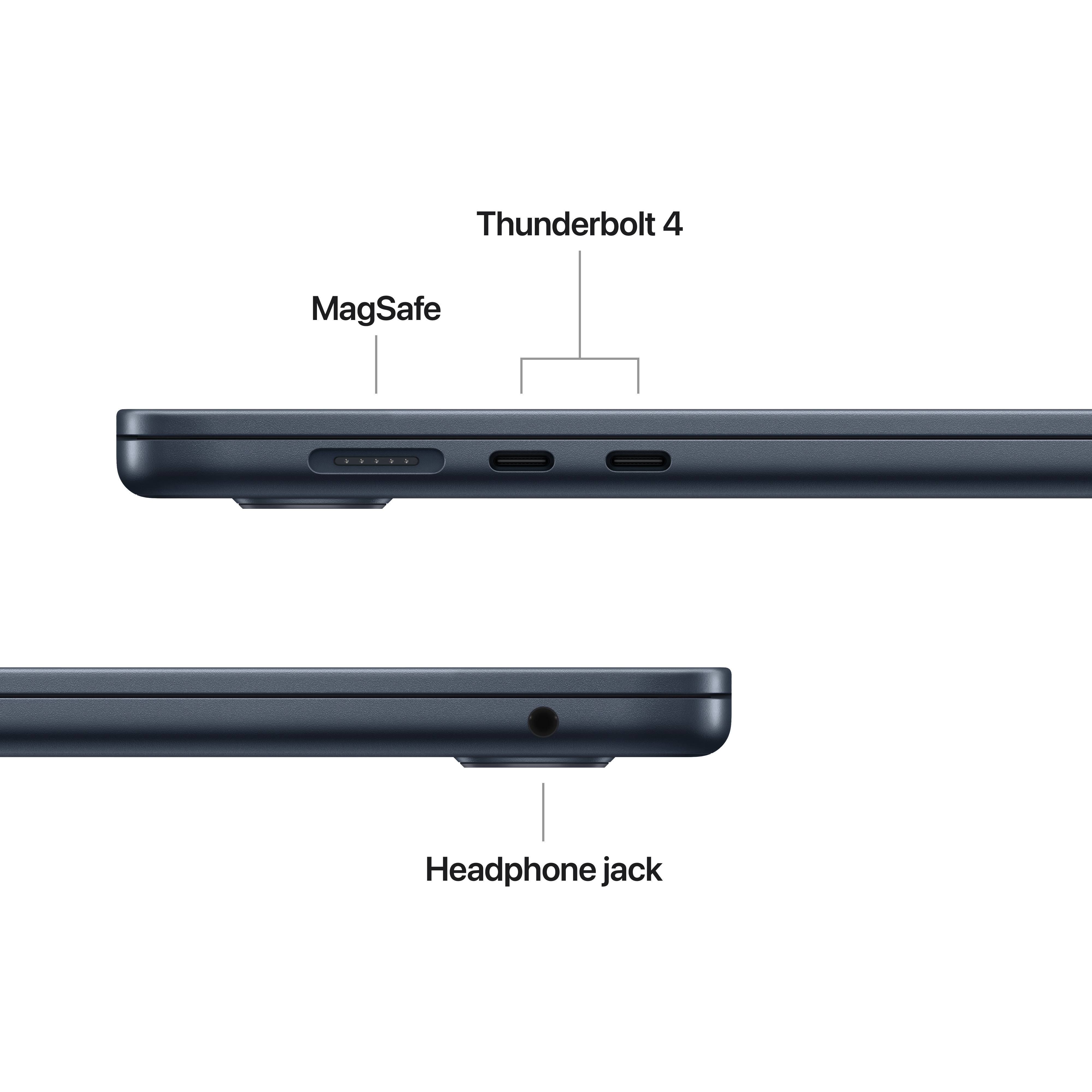 Portátil Apple MacBook Air 15" M5 10-Core CPU 10-Core GPU 24GB 1TB SSD Meia-noite - Imagem 6