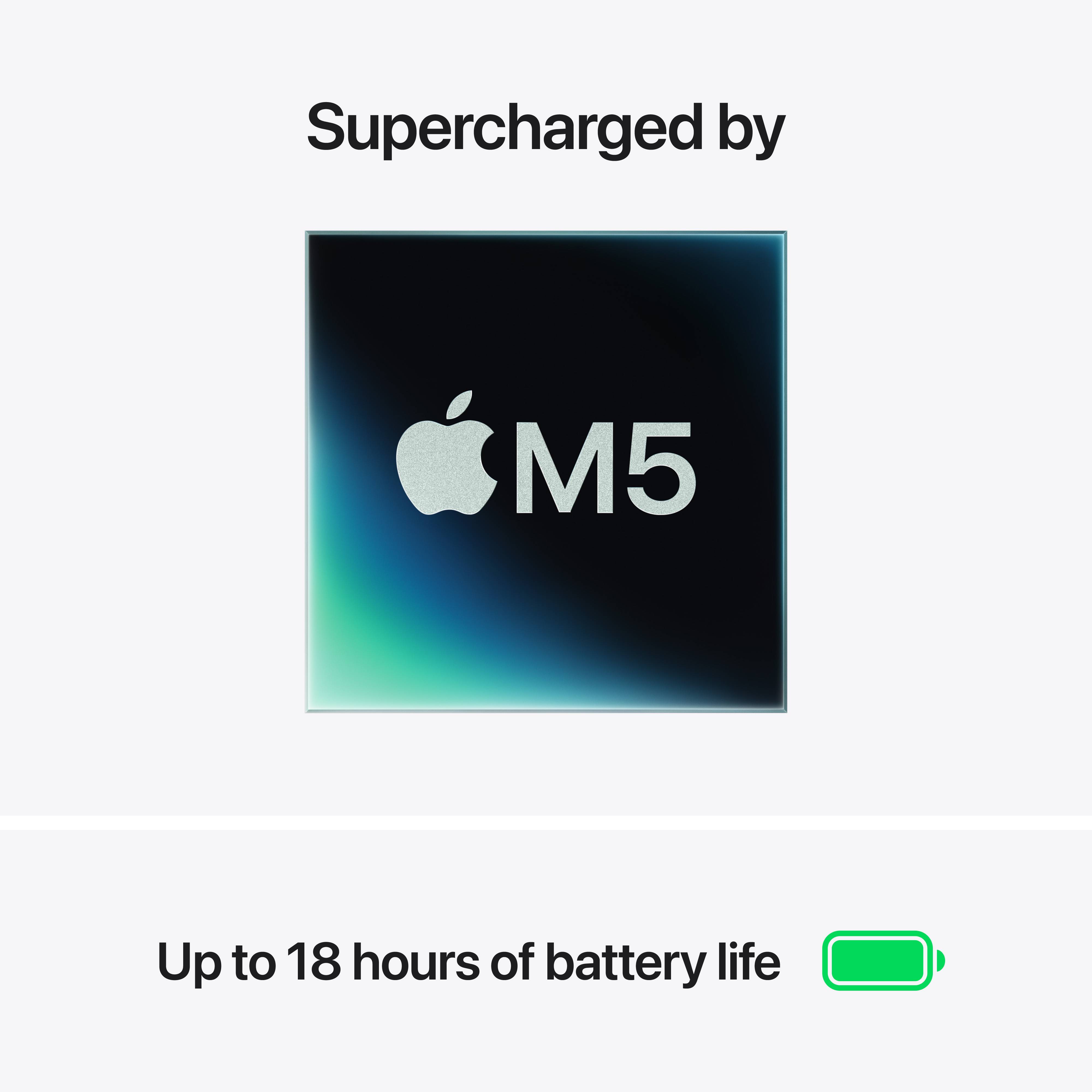 Portátil Apple MacBook Air 15" M5 10-Core CPU 10-Core GPU 24GB 1TB SSD Meia-noite - Imagem 4