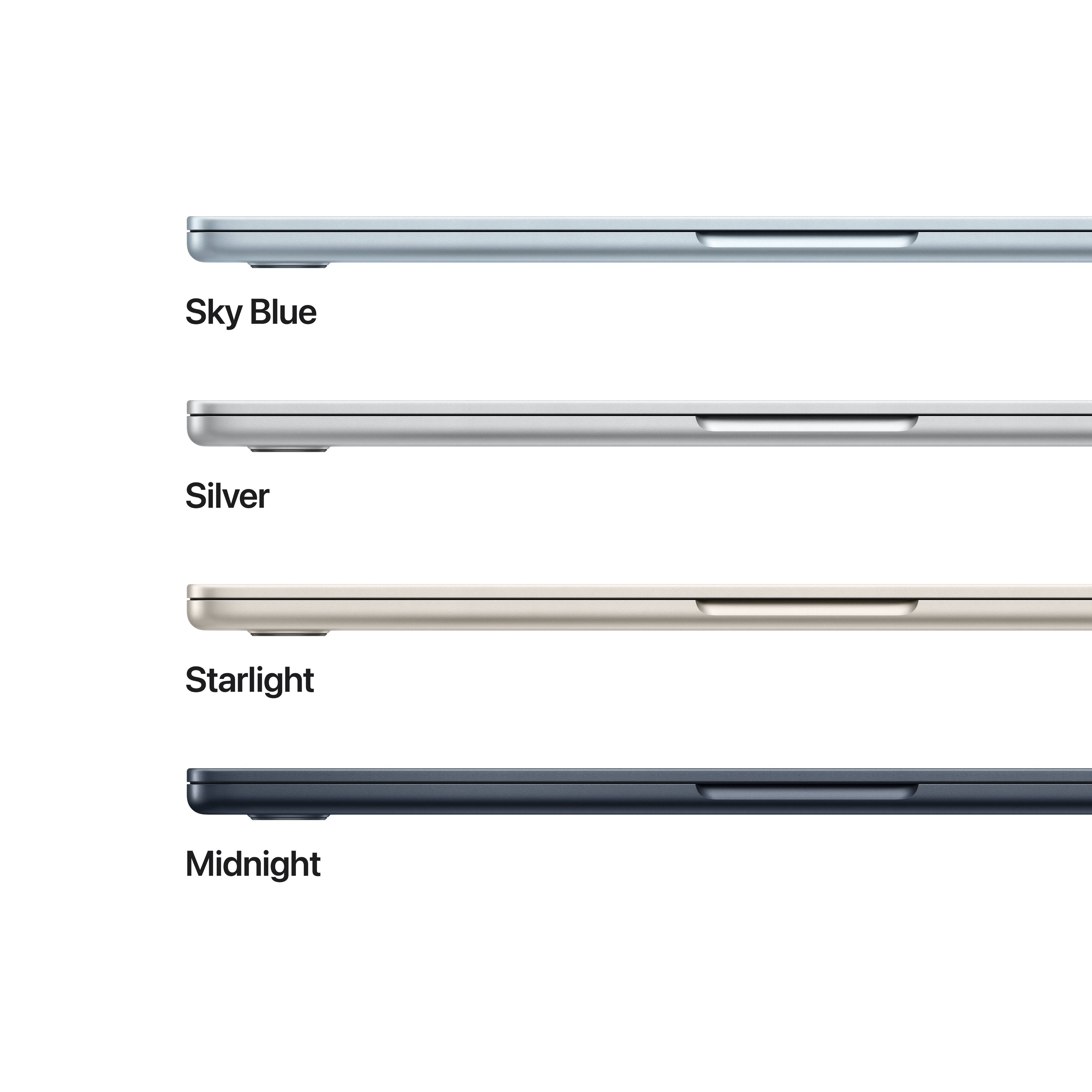 Portátil Apple MacBook Air 13" Chip M5 CPU 10-Core GPU 10-Core 16GB 1TB SSD Meia-noite - Imagem 3