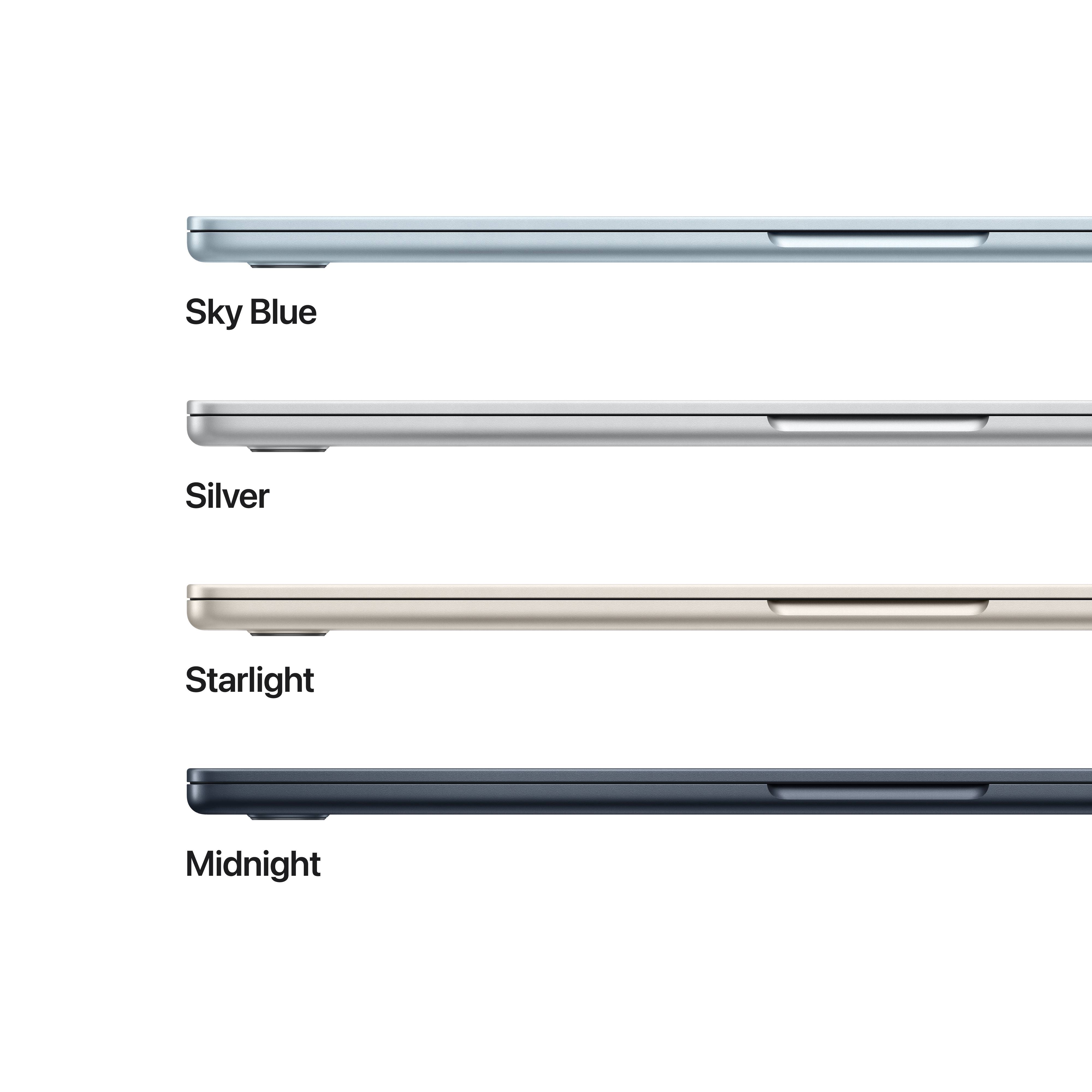 Portátil Apple MacBook Air 15.3" Chip M5 10-core 16GB 1TB SSD Meia Noite - Imagem 3