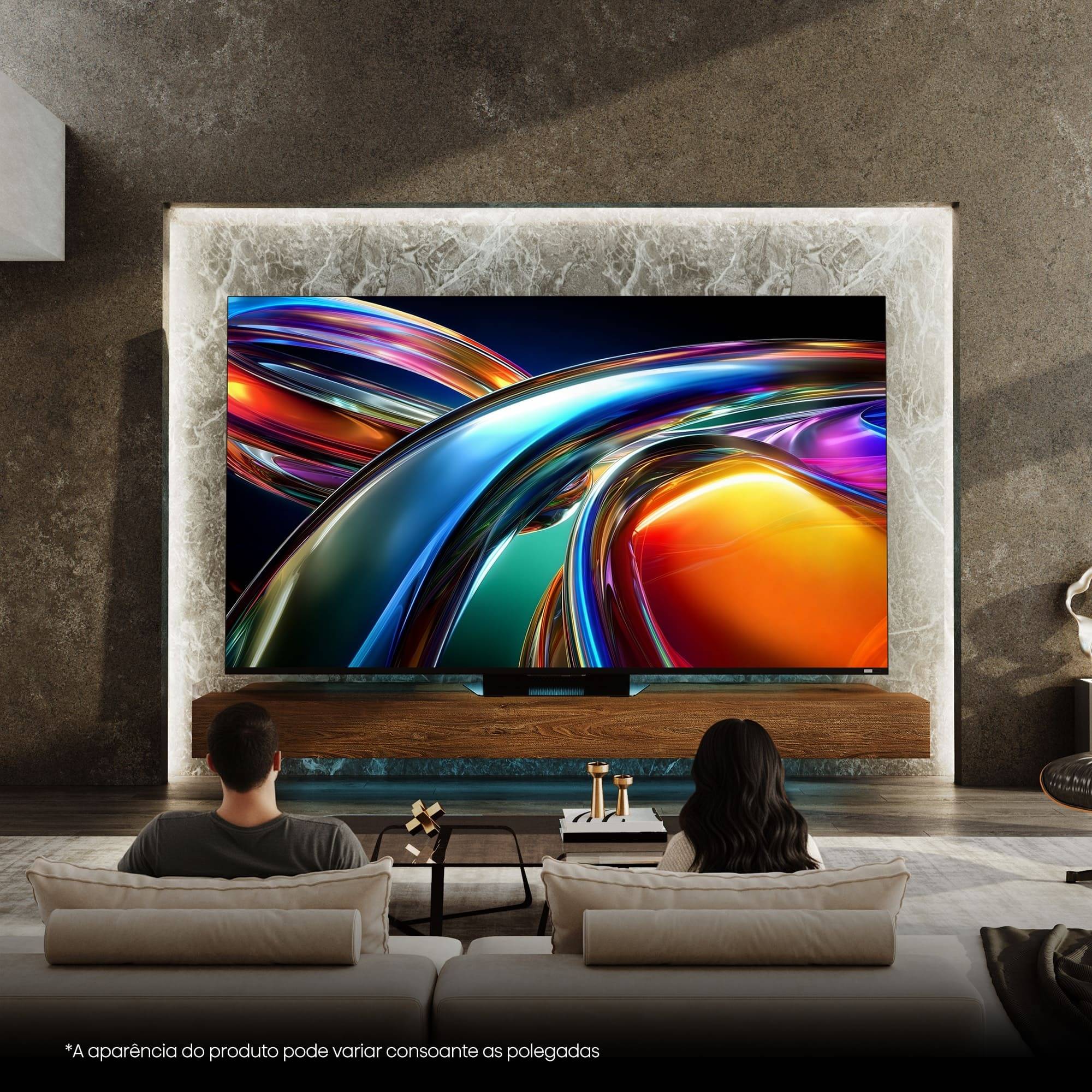 Televisão Smart TV HISENSE 65" UR9S RGB MiniLED Ultra HD 4K 170Hz WiFi Bluetooth - Imagem 12