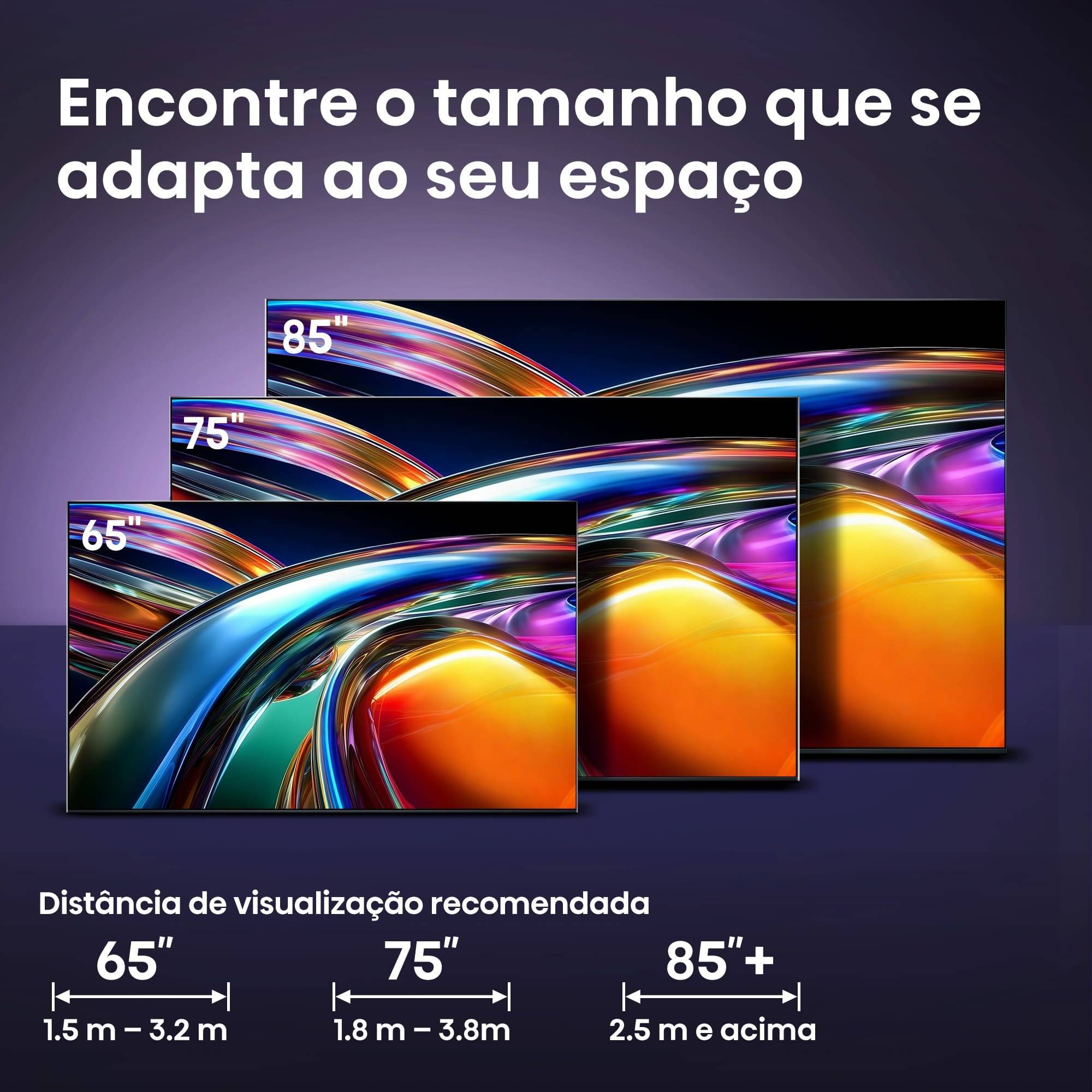 Televisão Smart TV HISENSE 65" UR9S RGB MiniLED Ultra HD 4K 170Hz WiFi Bluetooth - Imagem 15