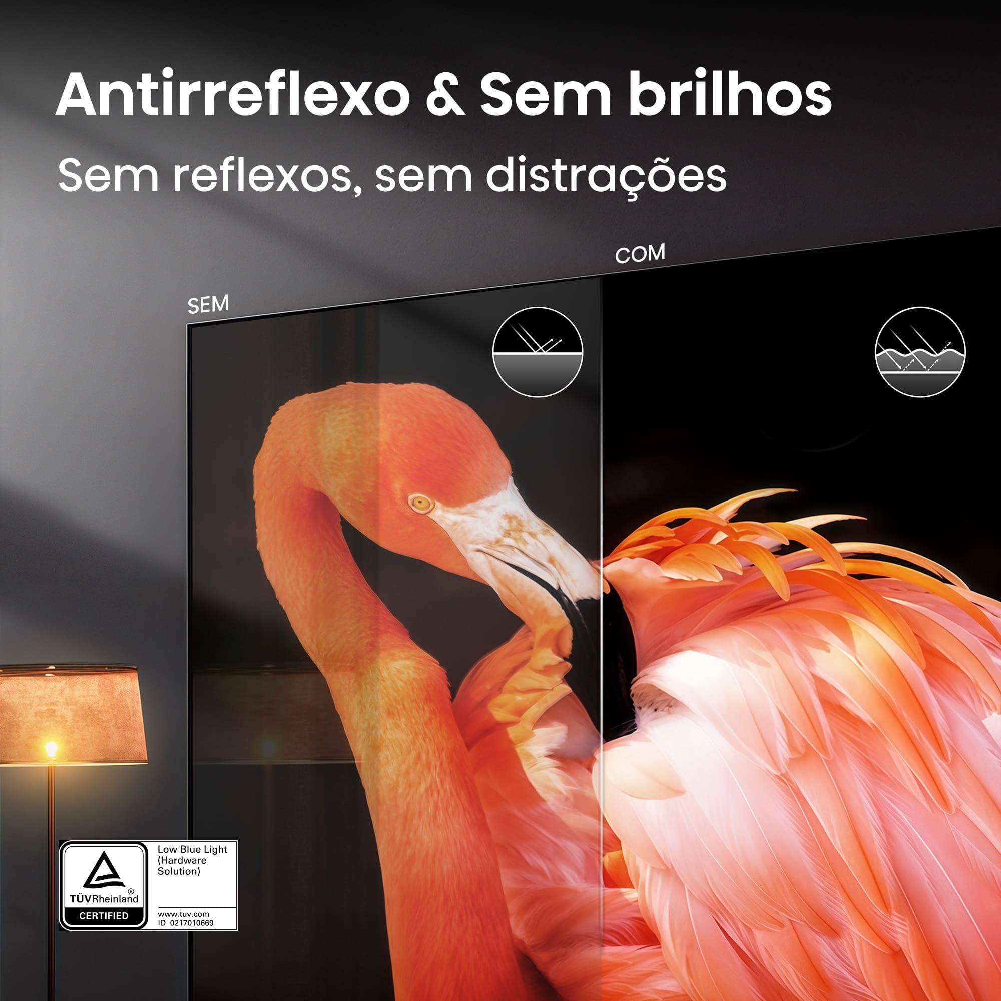Televisão Hisense 75" Série UR9S RGB MiniLED Ultra HD AI 4K 180Hz WiFi Bluetooth - Imagem 7