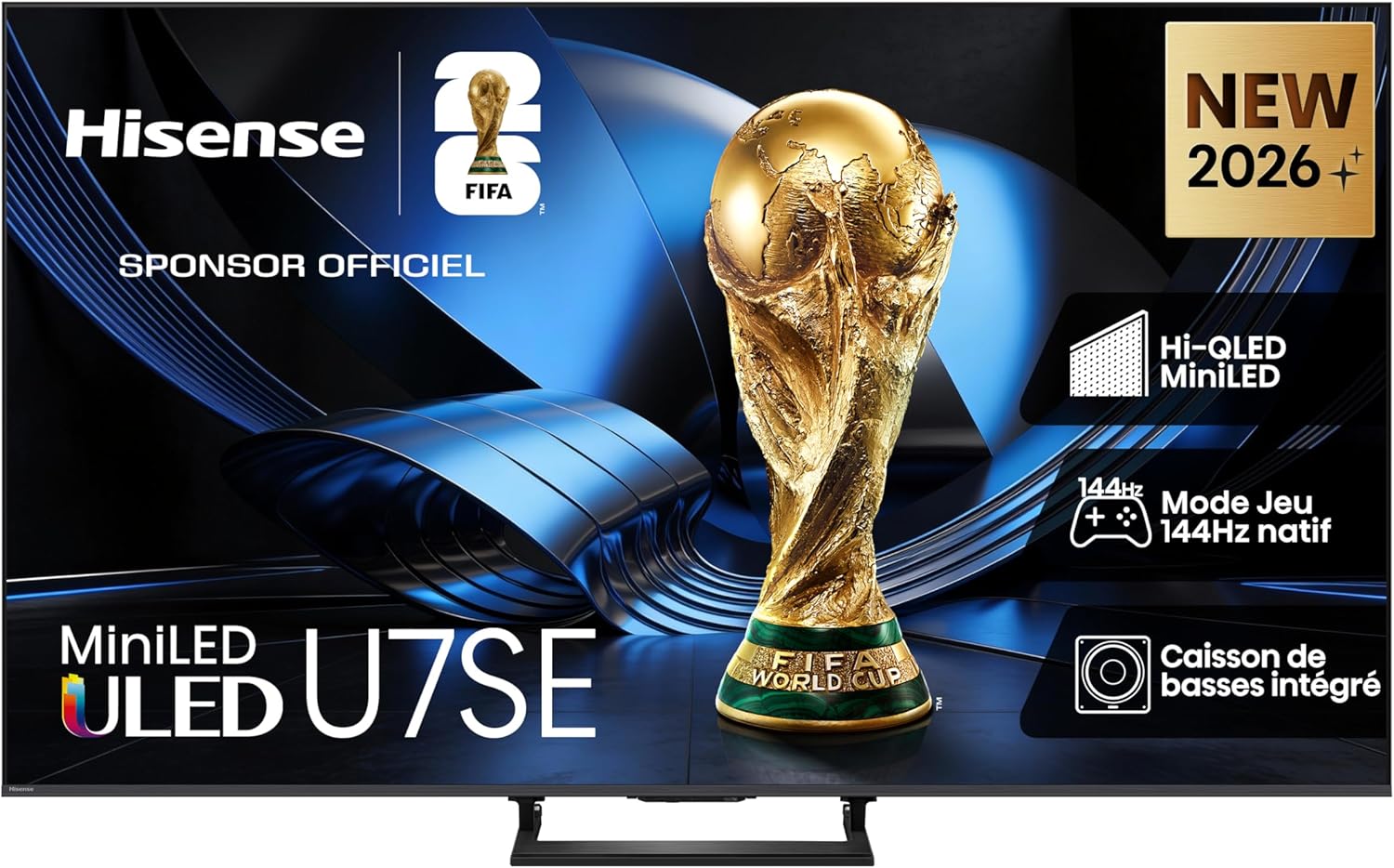 Smart TV Hisense 75" Mini-LED U7SE Ultra HD 4K 144Hz WiFi Bluetooth - Imagem 2