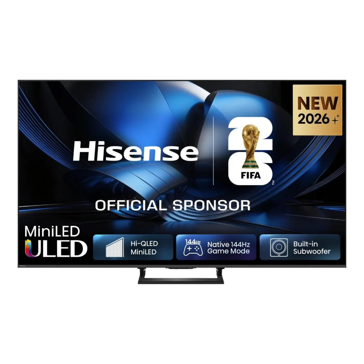 Smart TV HISENSE 55" MiniLED U7SE Ultra HD 4K 144Hz Wi-Fi Bluetooth HDMI USB