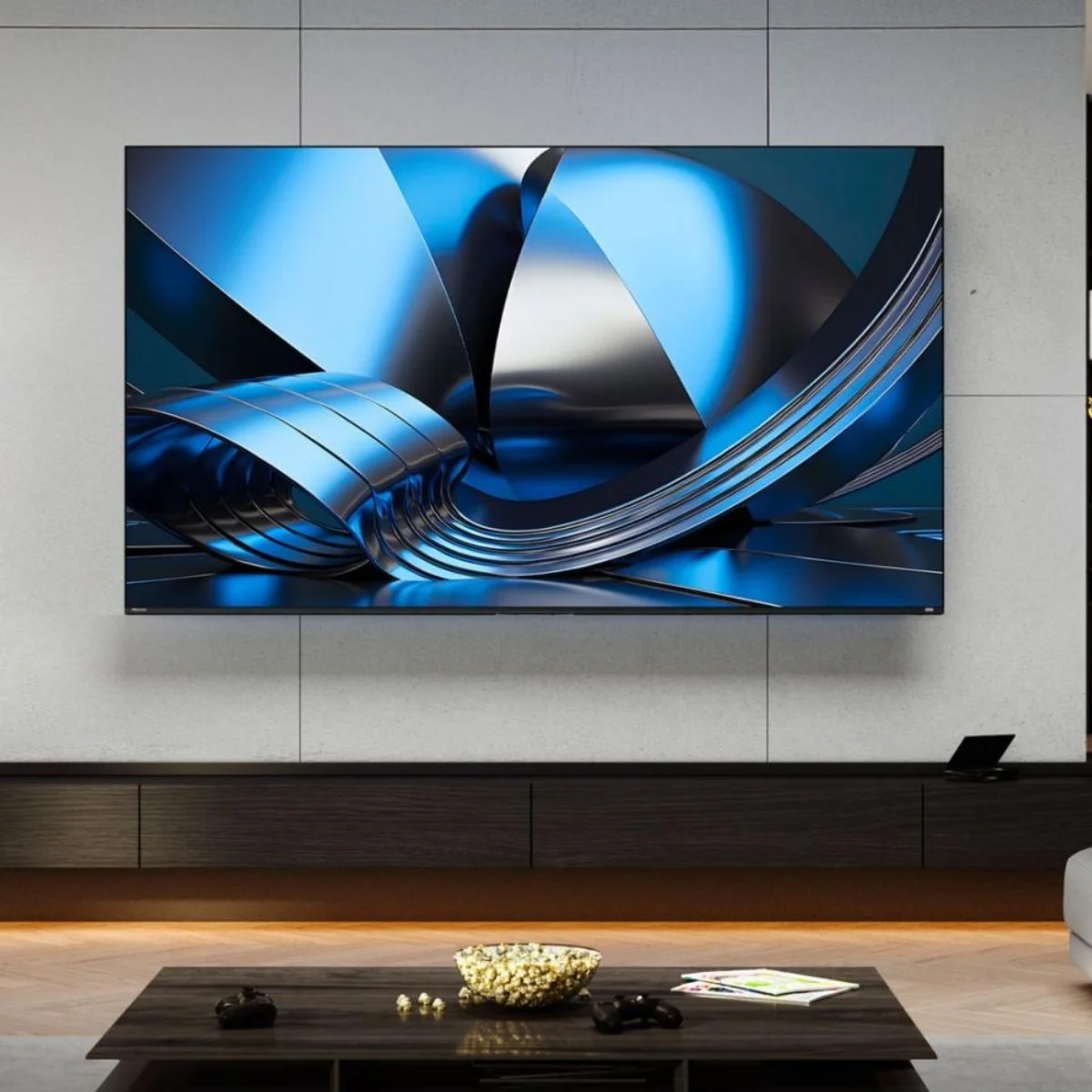 Smart TV HISENSE 55" MiniLED U7SE Ultra HD 4K 144Hz Wi-Fi Bluetooth HDMI USB - Imagem 6
