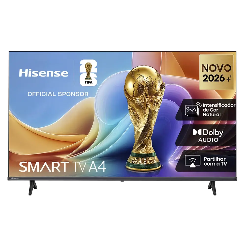 Televisão Smart TV Hisense Série A4S 40" Full HD DLED 60Hz WiFi HDMI USB - Imagem 1