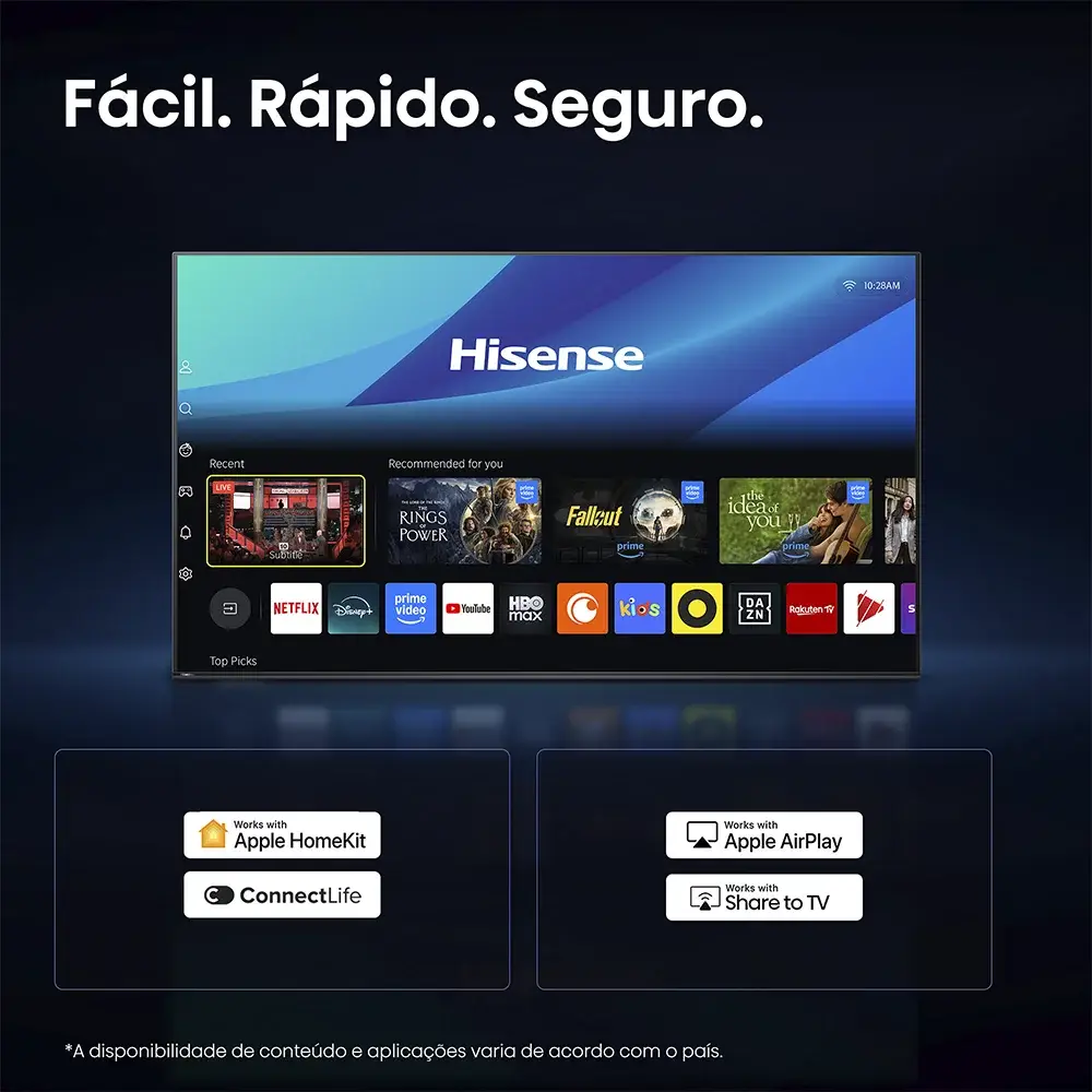 Televisão Smart TV Hisense Série A4S 40" Full HD DLED 60Hz WiFi HDMI USB - Imagem 9