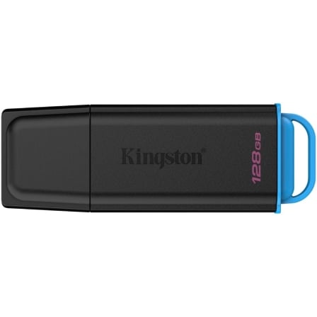 Pen Drive Kingston DataTraveler Exodia 128GB USB 3.2 Gen 1 Preto e Azul