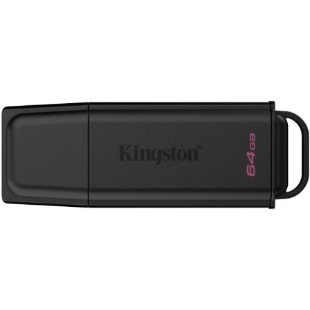KINGSTON 64GB Portable USB 3.2 Gen 1 DataTraveler Exodia Black