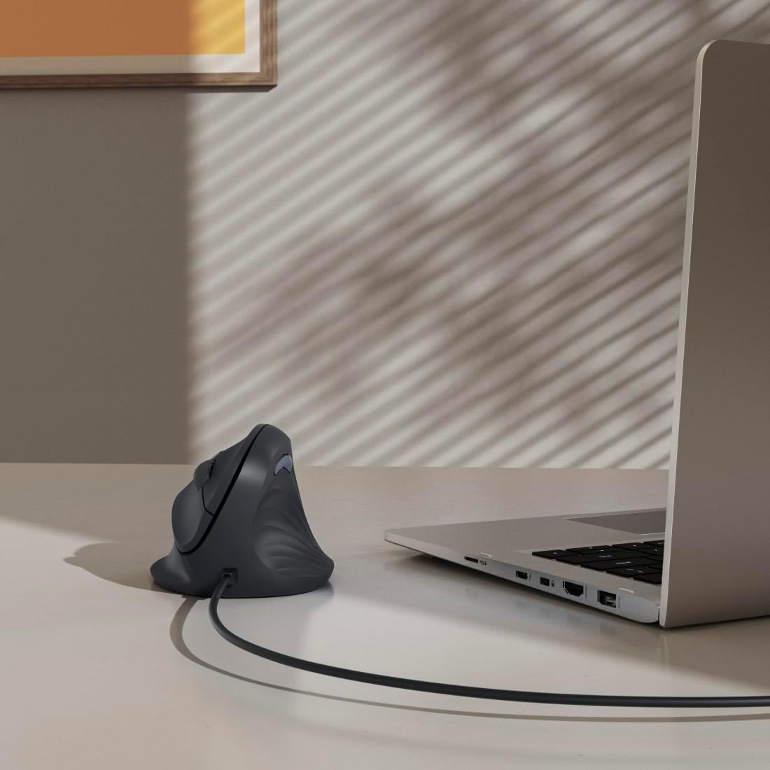 HAMA Ergo USB Mouse ECM-500R black Optical 7 Buttons black - Imagem 6