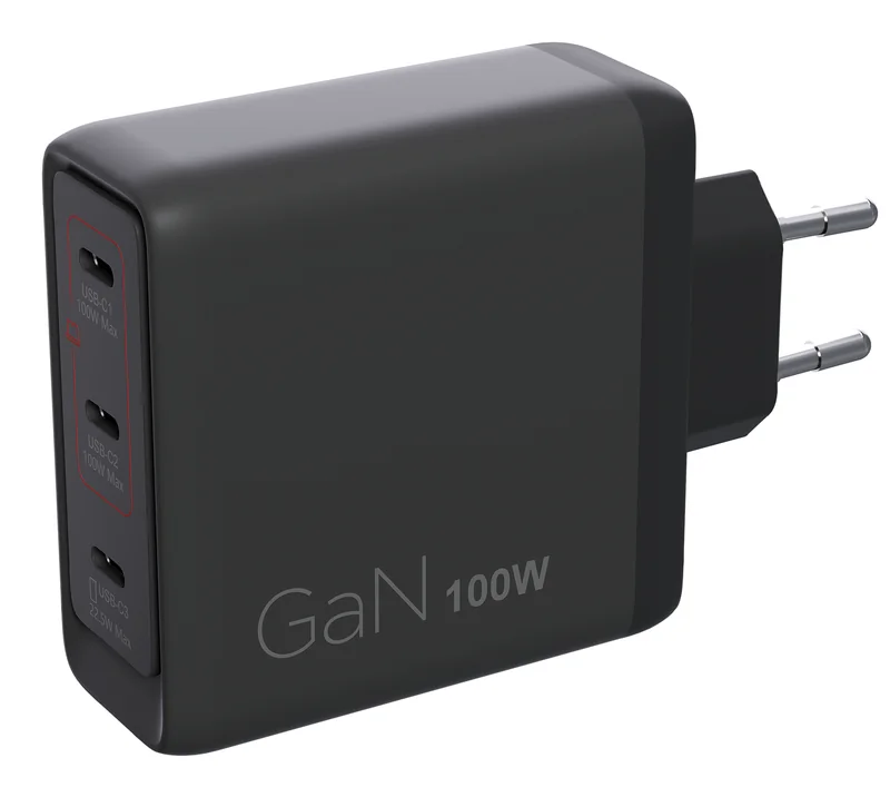 Carregador Lenovo Multi-port 100W GaN USB-C Preto - Imagem 6