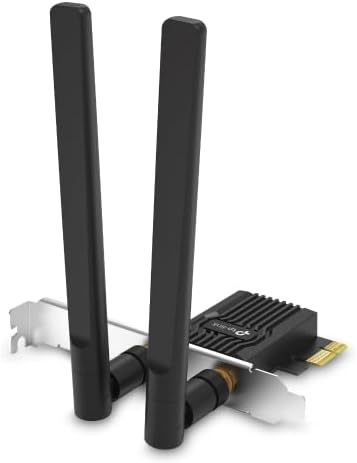 Adaptador de Rede TP-LINK TX10E Archer AX900 Wi-Fi 6 Bluetooth 5.3 PCI Express Dual Band 887 Mbps - Imagem 2