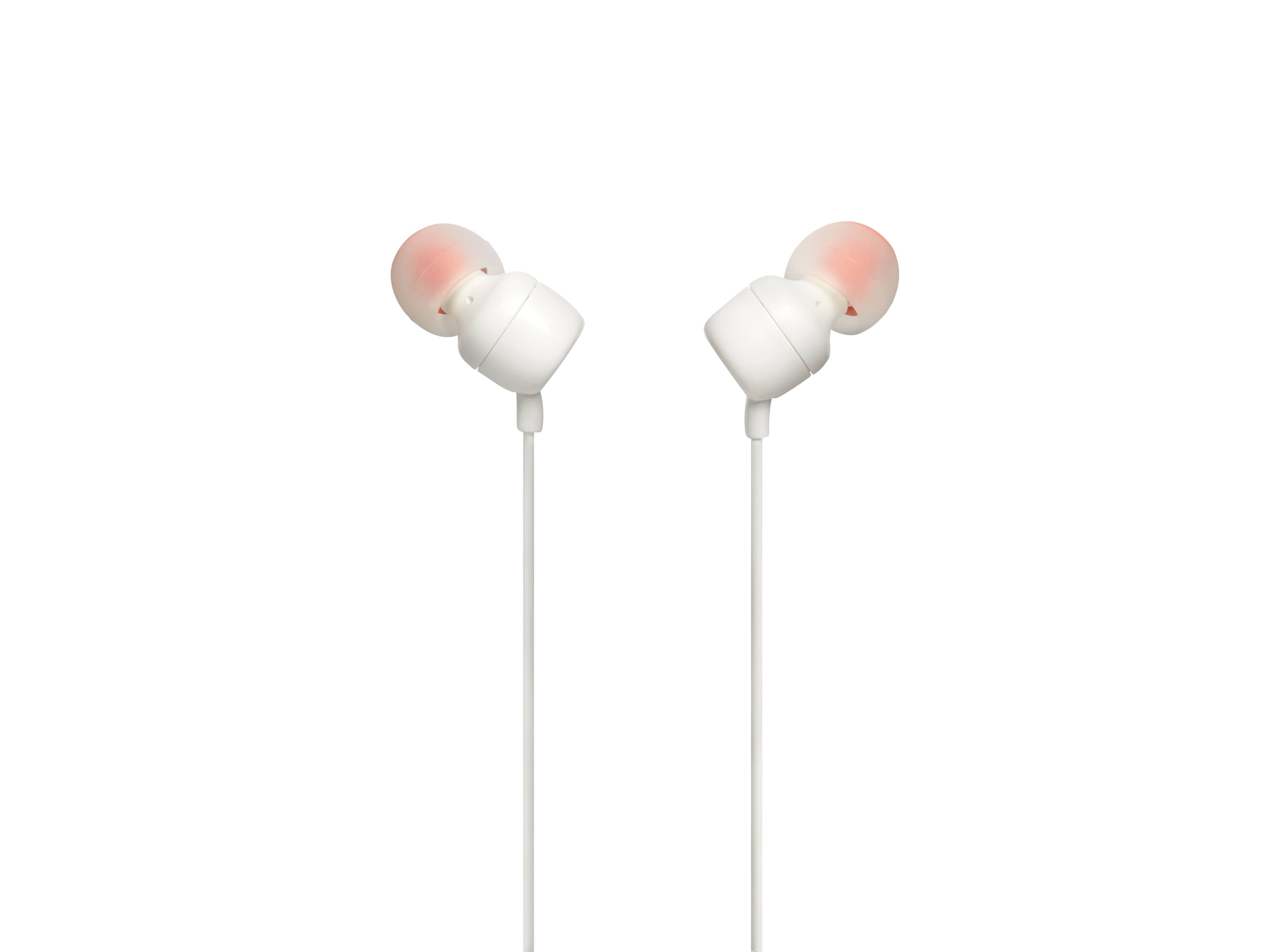 Auriculares JBL T110E In-Ear Branco Eco - Imagem 4