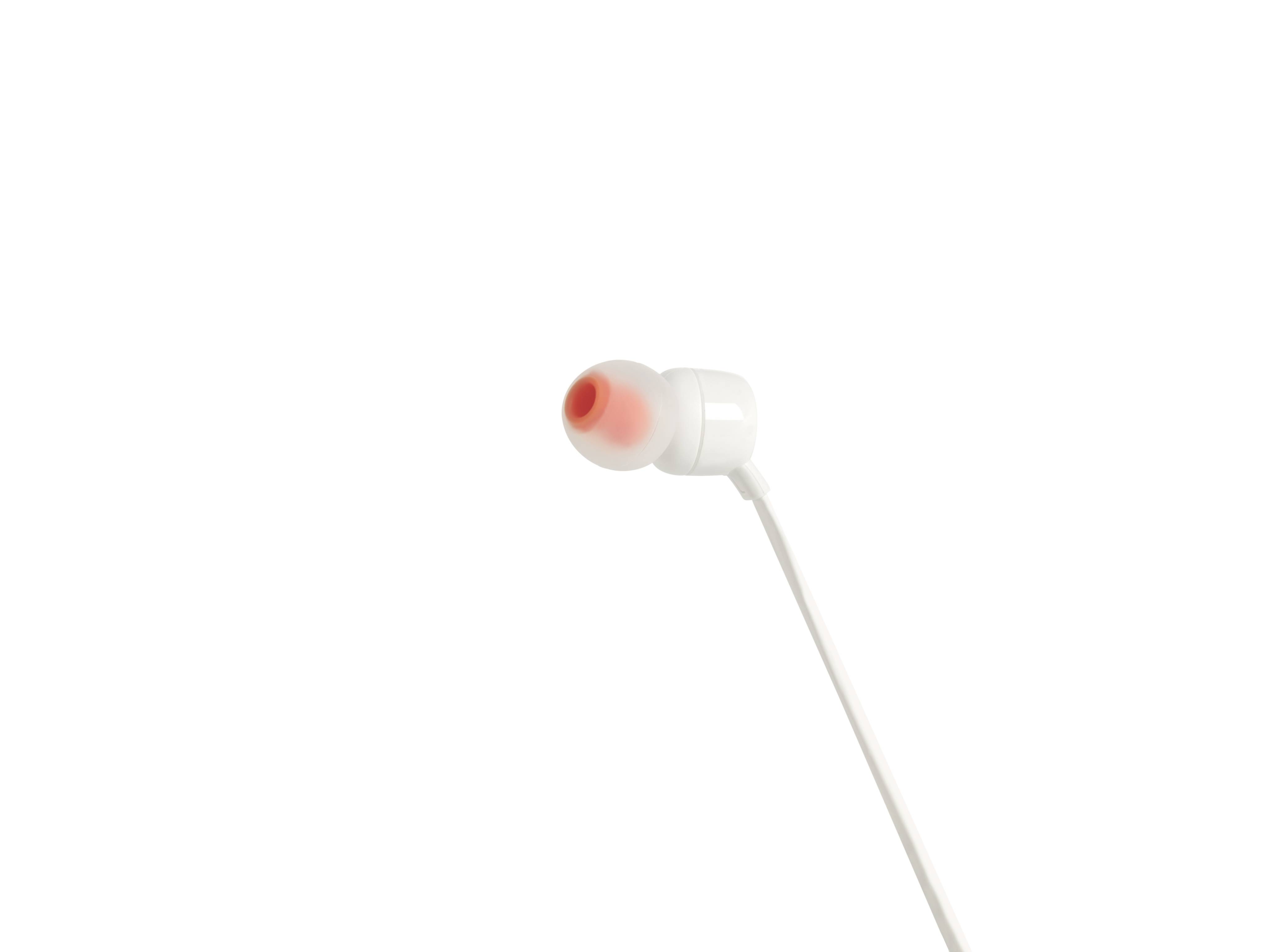 Auriculares JBL T110E In-Ear Branco Eco - Imagem 3