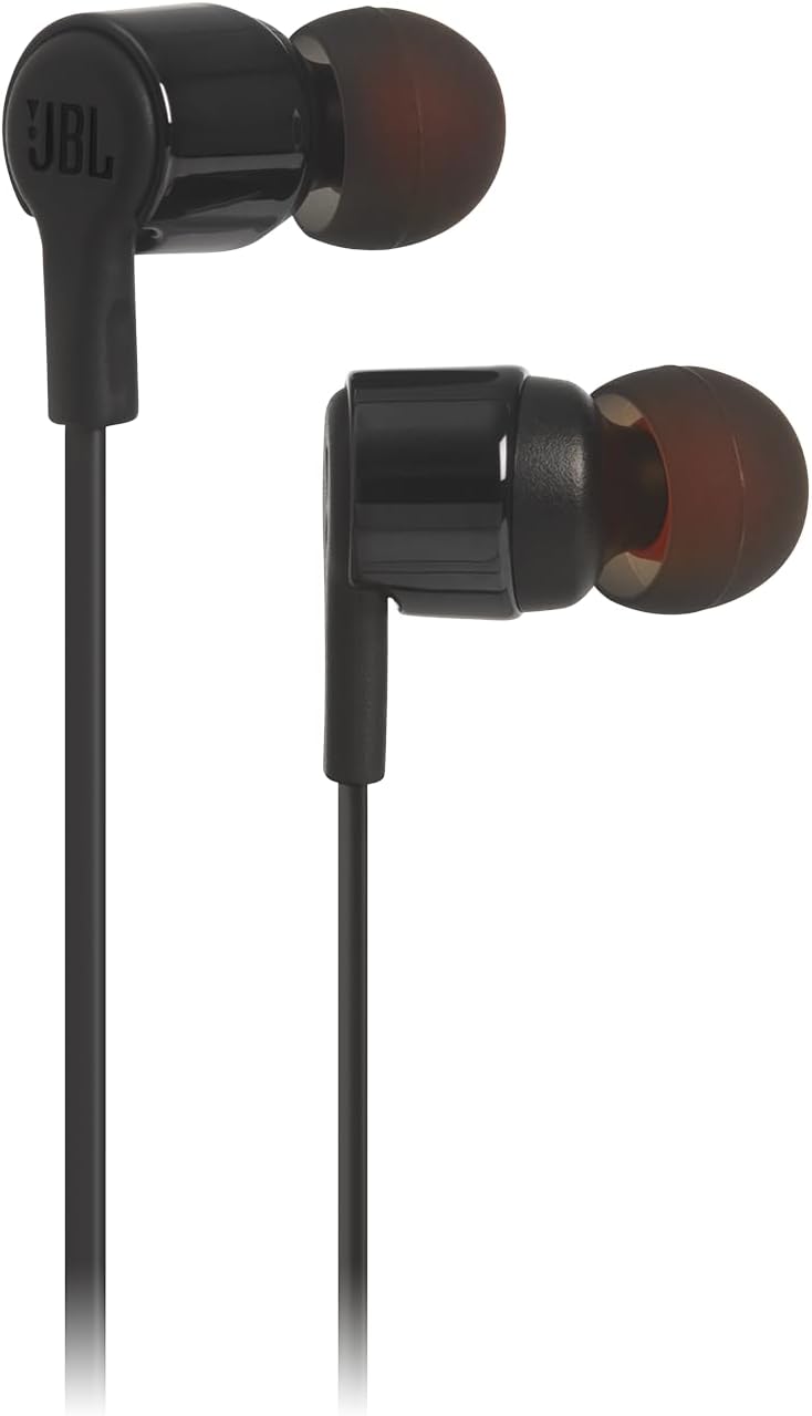 Auriculares JBL T210 In-Ear Preto Eco - Imagem 1