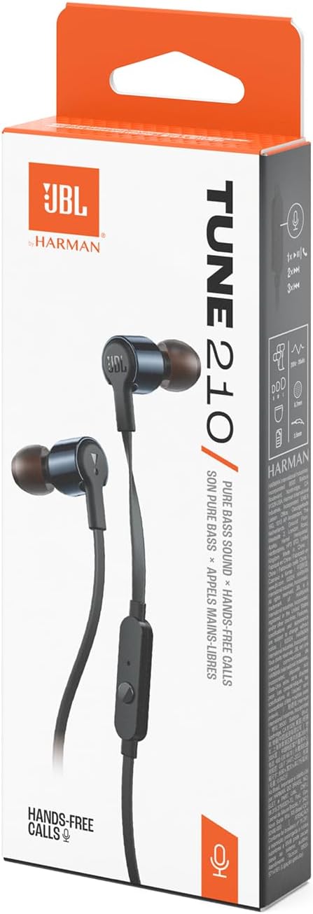 Auriculares JBL T210 In-Ear Preto Eco - Imagem 6