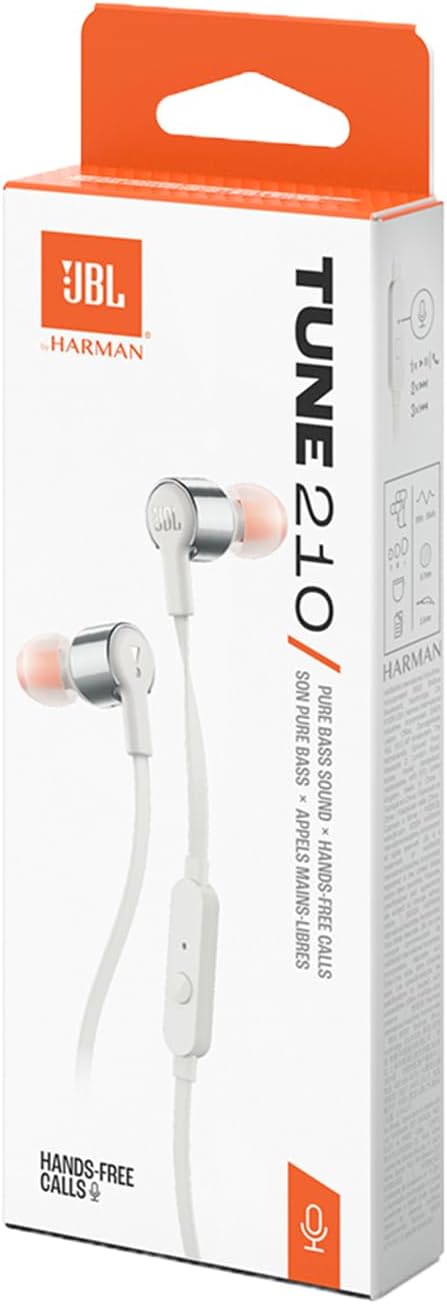 Auriculares JBL T210 In-Ear com Microfone Cinzento Eco - Imagem 6