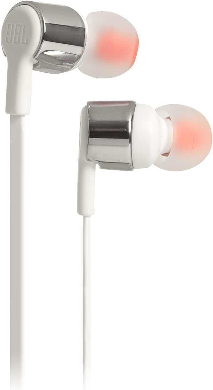 Auriculares JBL T210 In-Ear com Microfone Cinzento Eco