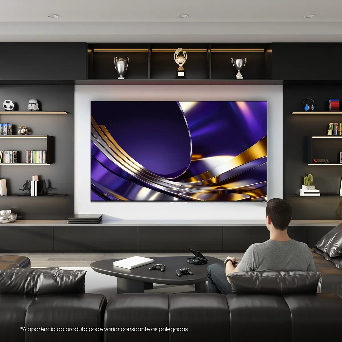 Smart TV Hisense 75" Serie U7S Pro Mini-LED QLED Ultra HD 4K 165Hz WiFi Bluetooth - Imagem 13