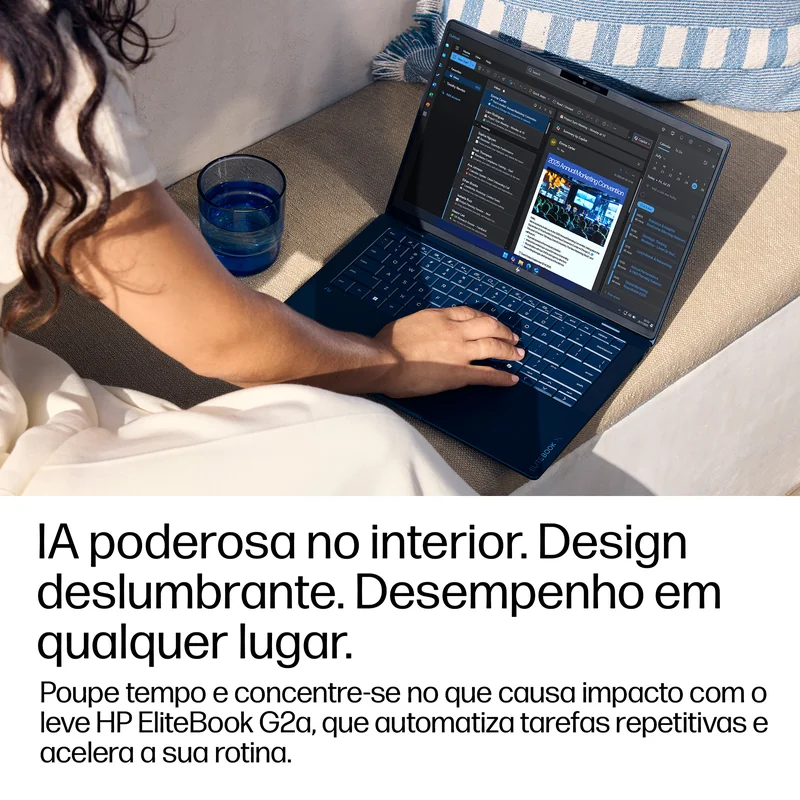 Portátil HP EliteBook X G2a 14" AMD Ryzen AI 7 PRO 450 32GB RAM 1TB SSD 2.8K OLED Windows 11 Pro - Imagem 7