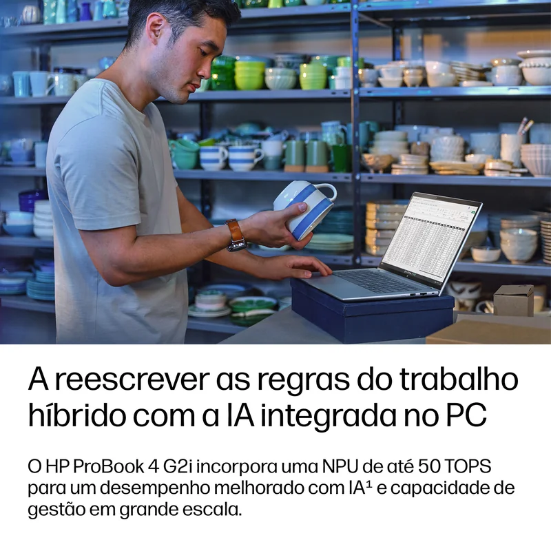 Portátil HP ProBook 4 G2i 14 AI 14" WUXGA Intel Core Ultra 7 356H 24GB 512GB SSD Windows 11 Pro - Imagem 5