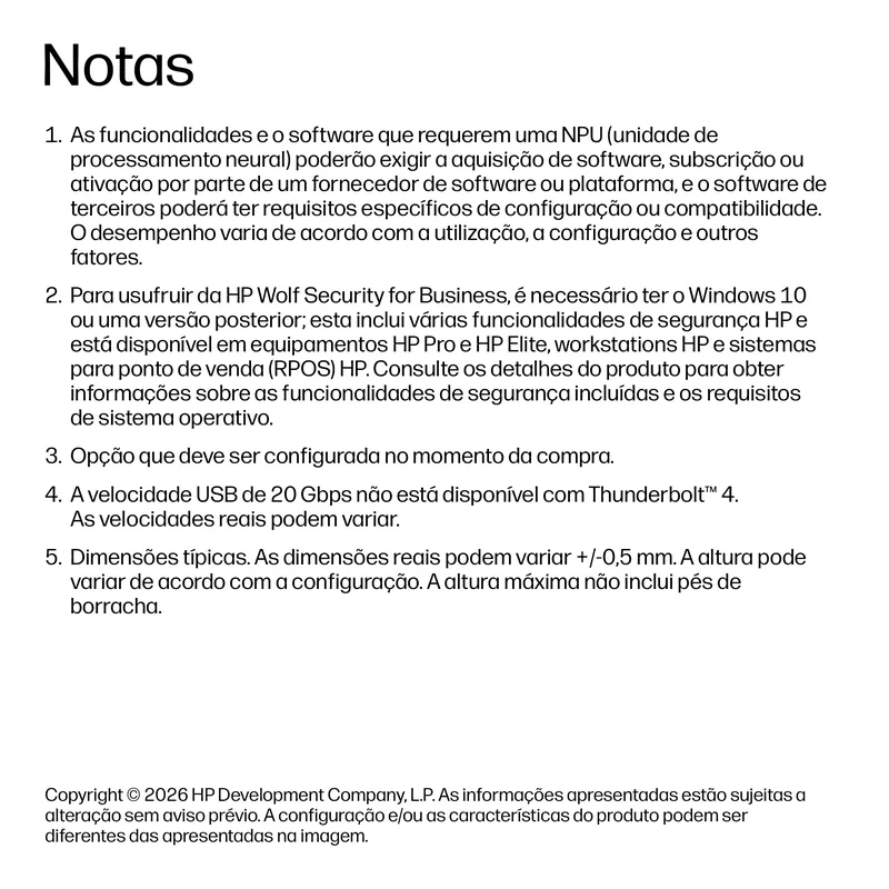 Portátil HP ProBook 4 G2i 14 AI 14" WUXGA Intel Core Ultra 7 356H 24GB 512GB SSD Windows 11 Pro - Imagem 11