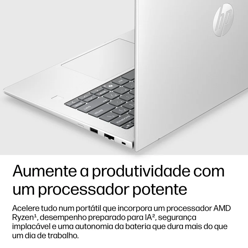 Portátil HP ProBook 4 G2a 14 AI AMD Ryzen 7 16GB 512GB SSD 14" WUXGA Windows 11 Pro - Imagem 8