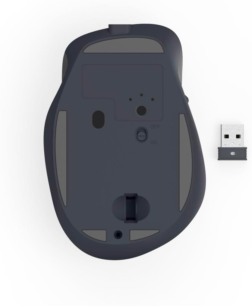 Rato Sem Fios Hama WM-500 Ergonómico 6 Botões Silencioso Preto - Imagem 5