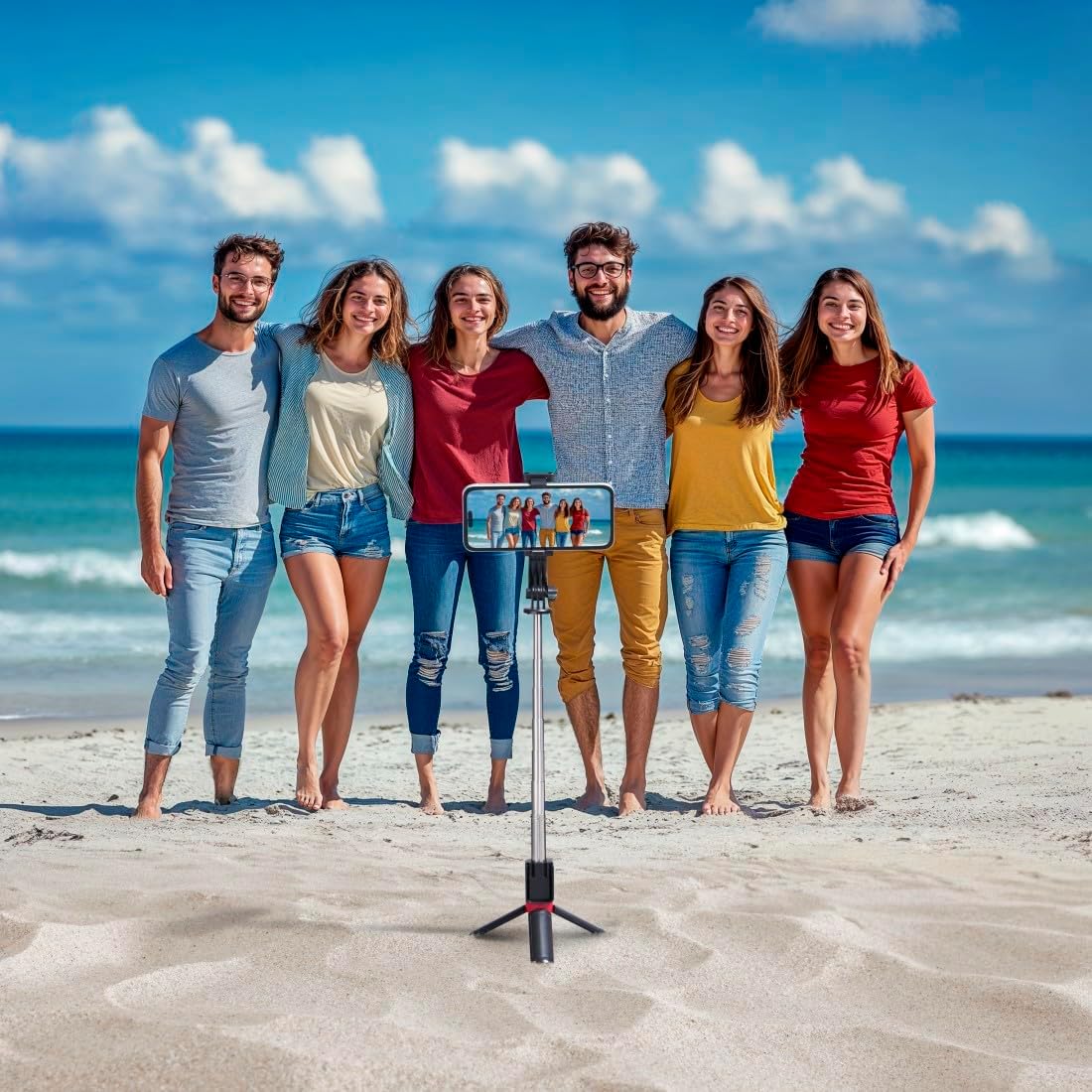Tripé e Selfie Stick HAMA Fancy Stand 70 II para Smartphone com Comando Bluetooth - Imagem 6